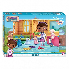 Пазл Доктор Плюшева, 260 деталей (Step Puzzle, 95049sim)